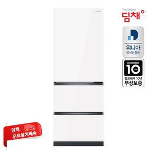 위니아  3도어 330L 샤이닝펄 화이트 EDT33KBPYWT1 스탠드 김치냉장고  공식인증
