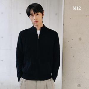 [런칭가79 900원] M12 25SS 남여공용 케이블 니트집업 2종