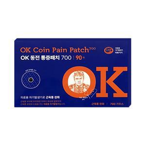 히딩크 OK 동전 통증패치 700가우스 90매 1개