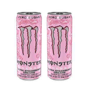 [코카콜라][코카콜라직영] 몬스터 스트로베리 드림즈 355ml CAN (24입)