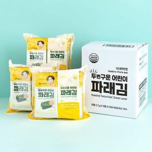 퓨어잇 두번구운 어린이 파래김(1.5g x 30포)