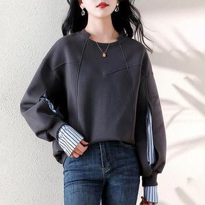 [루미루나]소매레이어드티블라우스