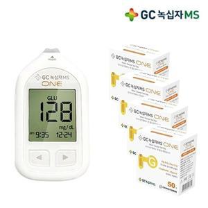 [기타]GC 녹십자 MS ONE 원 혈당 측정 검사지 200매+기계+침200+솜200