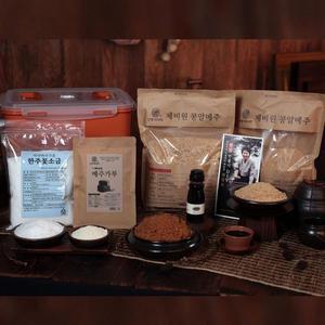 [NS홈쇼핑]최명희명인 간편 된장만들기세트(콩알메주 1.1kgX2팩+꽃소금 800g+메주가루 200g+..[34751930]