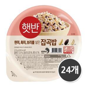 CJ제일제당 햇반 매일잡곡밥 210g 24입
