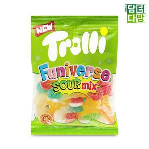 트롤리 퍼니벌스 사우어믹스 100g X 12개 퍼니벌스사우어믹스 젤리 과자 간식