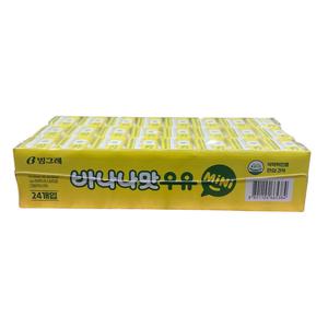 빙그레 바나나맛 우유 미니 120ml x 24
