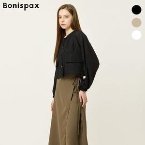 [보니스팍스](의정부점)노카라 골드버튼 숏 셔츠 (XP2SH017M0)