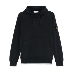 25SS 스톤아일랜드 와펜 후드 티셔츠 블랙 K1S15 6100045 S0051 V0029
