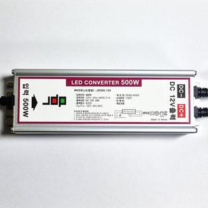 SMPS DC12V 500W JD 전원공급장치 LED용 방수 간판 조명기구용 컨버터 파워써플라이 12V500W