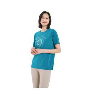 크로커다일레이디 여름 플라워포인트 프린팅 티셔츠 CLDMTS913 638881