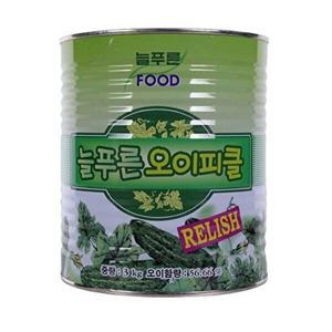 [오티마트]새콤하고 상큼한 늘푸른 랠리쉬 오이피클 3Kg g