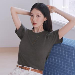 더엣지 25SS 뉴트럴 에디션 모달 슬럽 티블라우스