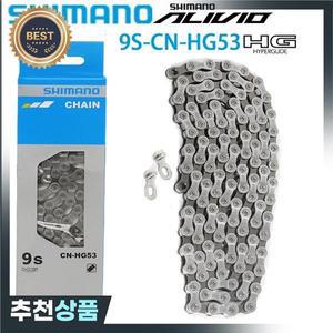 SHIMANO ALIVIO HG-53 MTB 체인 9 속도 CAPREO 울트라 좁은 HYPERGLIDE 116L  산악 자전거 부품