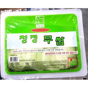 쌈무 으뜸식품 냉장 와사비맛 3Kg 4개