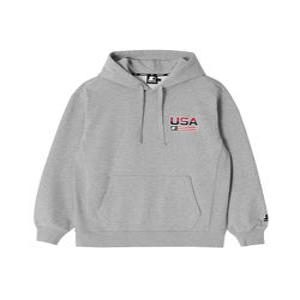 [스타터 블랙라벨] USA 헤비 스웨트 후디 (멜란지 그레이) SA251IHD01_MLG