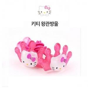 ss키티)왕관방울/색상랜덤/머리방울/머리끈/고무줄
