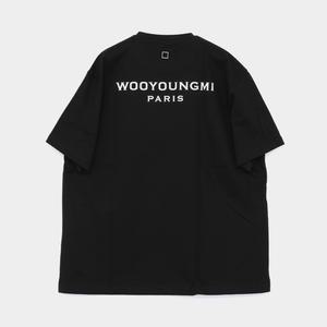 우영미 25SS 백로고 파리스 프린팅 반팔 남성 티셔츠 W251TS07708B
