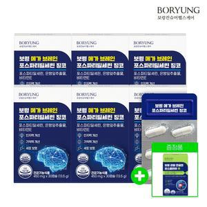 [보령본사] 보령 메가 브레인 두뇌 기억력 포스파티딜세린 징코 6박스