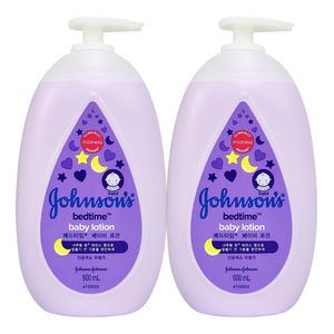 존슨즈 베드타임 베이비 로션 500ml 2개