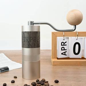 커피분쇄기 그라인더 1ZPRESSO Q2 수동 커피 휴대용 38mm 칠각형 스틸 버 밀 단계 핸드 크랭크