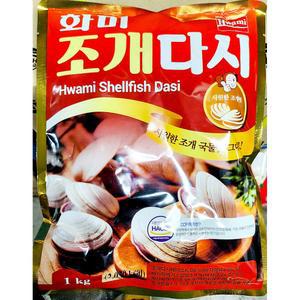 화미 조개 다시다 1k X 10다시다 조미료 분말 육수다시다 감칠맛다시마 1KG다시다 1KG 다시 시원한다시다