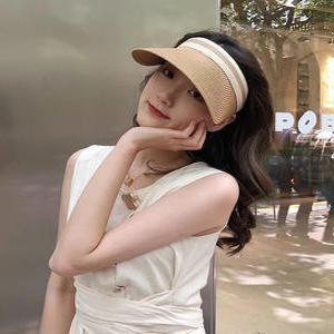라피아 라탄햇 썬캡 밀짚 비치 여름 바캉스 왕골 모자