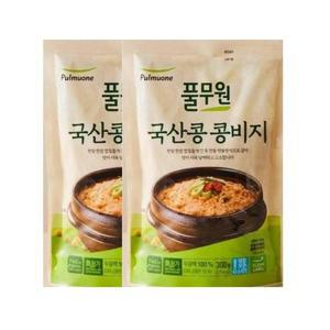 풀무원 국산콩 콩비지 300g 2개