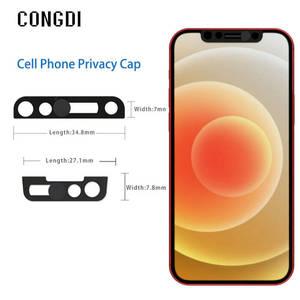 웹캠커버 카메라 가리개 전화 전면 커버 iPhone 13 12 11 Pro Max Mini XS XR MAX X 렌즈 보호기 보호 웹캠