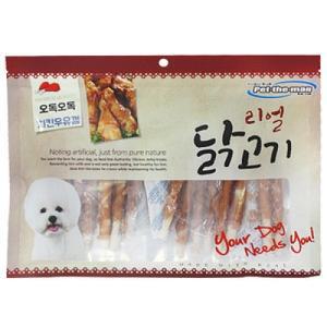 펫더맨 리얼 오독오독 치킨우유껌 300g X 6개 강아지 개껌