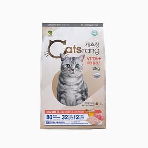 캐츠랑 전연령 비타플러스 2kg 고양이 건식사료
