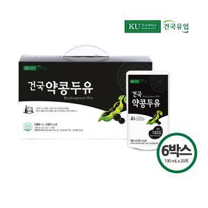 건국 약콩두유 120팩  100  국산 검은콩과 국산 약콩