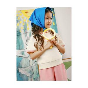 [매장정품] 빈폴 BEANPOLE 키즈 여아 와플 반팔 티셔츠 반바지 상하세트 아이보리 BI5342G070
