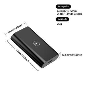 TIMEKNOW 무선 카플레이 어댑터 용 유선-무선 카플레이 동글 플러그 앤 플레이 USB 연결 자동차 동글