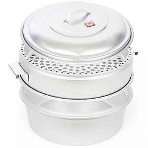유진 토스코 만두찜기 (소_1SET/뚜껑1채반1물솥1) 업소용 찜솥 찜통 찜기 양은냄비