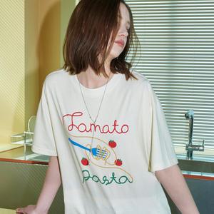 Tomato Pasta TEE cream
