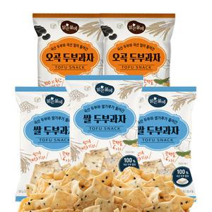 국산 두부과자 2종 세트 500g(쌀5+오곡5)