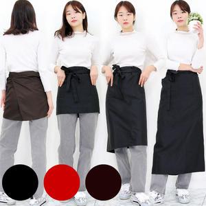미니/칠부/롱 허리앞치마 뒷가림 카페 바리스타 주방 미용 예쁜앞치마