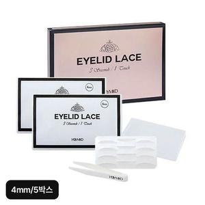 홀리미코 쌍꺼풀레이스 4mm 5박스+휴대용보관함+집게