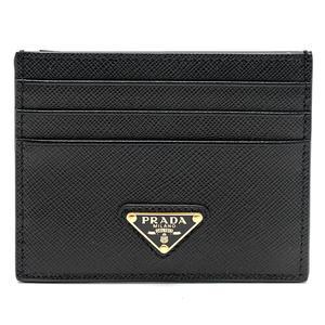 [PRADA]  사피아노 트라이앵글 로고 카드 지갑 1MC025-QHH-F0002