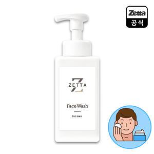 11가지 유해성분 무첨가! 제타 포맨 남성 페이스워시 500ml 폼클렌징 남성 세안제