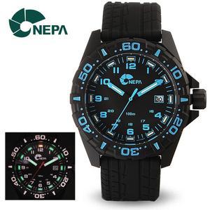 [네파] NEPA 스위스 MB H3 자체발광 야광 남성 군인시계 N5036B-BL