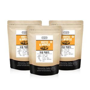 구운아몬드 1.2kg(400gx3개)
