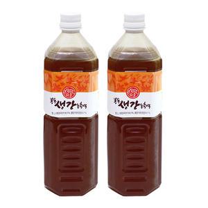 봉동생강농축액 1LX2병 / 생강차 편강