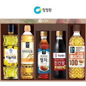 청정원 12호 선물세트/식용유 단체선물 설 명절 답례품/카놀라유 올리고당 간장