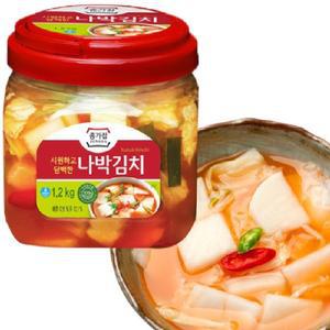 종가집 담백한 나박김치 1.2kg x 3개 (PET)