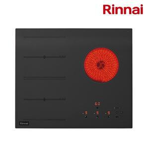 린나이 빌트인 3구 하이브리드 전기레인지 인덕션 + 하이라이트 HYF3200N 타공 560x430/480 공용