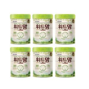 파스퇴르 리뉴얼 바른목장 원유 무항생제 위드맘 2단계 750g 6캔