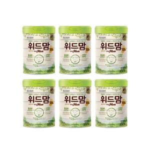 파스퇴르 리뉴얼 바른목장 원유 무항생제 위드맘 100일 750g 6캔