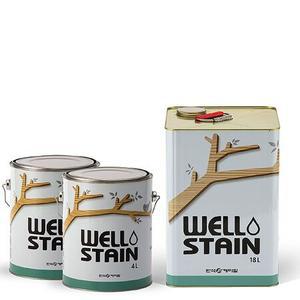 웰 WELL 오일스테인 DIY 페인트 4리터 목재